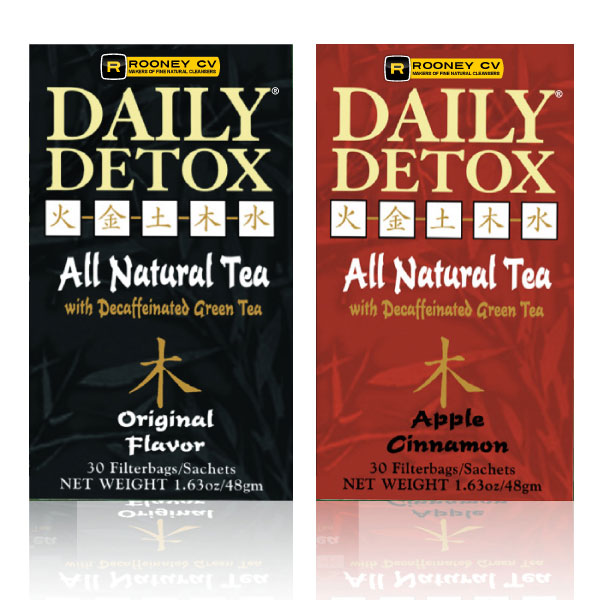 Wellements Daily Detox Tea, Herbal Tea with Decaffeinated Green Tea, 30 Tea Bags, Wellements