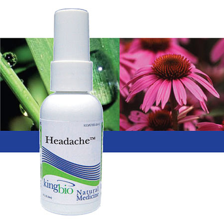 King Bio Homeopathic (KingBio) Headache Relief, 2 oz, King Bio Homeopathic (KingBio)