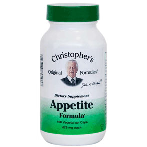 Appetite Formula Capsule, Weight Management, 100 Vegicaps, Christophers Original Formulas