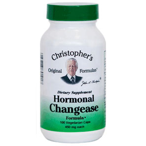 Christopher's Original Formulas Hormonal Changease Formula, 450 mg, 100 Vegicaps, Christopher's Original Formulas