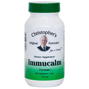 Christopher's Original Formulas Immucalm Formula (Marshmallow & Astragalus), 100 Vegicaps, Christopher's Original Formulas