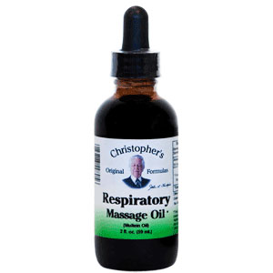 Respiratory Massage Oil, 2 oz, Christophers Original Formulas