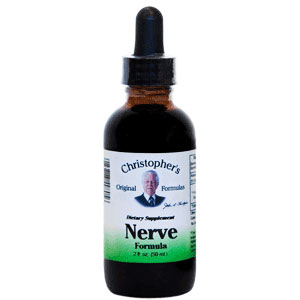 Nerve Formula Extract Herbal Liquid, 2 oz, Christophers Original Formulas