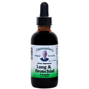 Lung & Bronchial Extract Herbal Liquid, 2 oz, Christophers Original Formulas