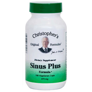 Sinus Plus Formula Capsule, 100 Vegicaps, Christophers Original Formulas