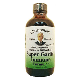 Super Garlic Immune Formula Syrup, 4 oz, Christophers Original Formulas