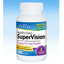 Healthy Eyes Super Vision, 120 Softgels, 21st Century HealthCare