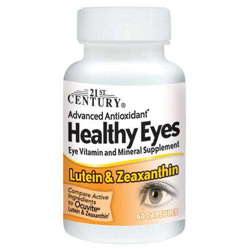 Healthy Eyes with Lutein & Zeaxanthin, 60 Capsules, 21st Century Health Care