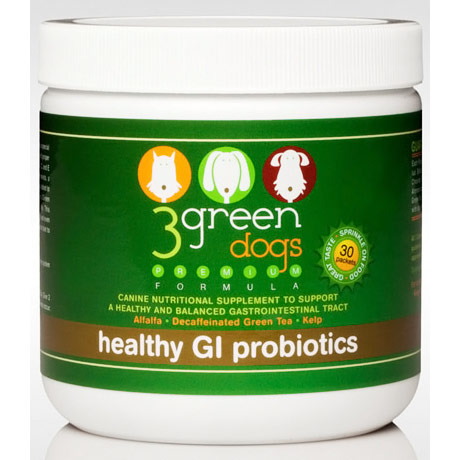 Healthy GI Probiotics with Antioxidants, 30 Packets, 3 Green Dogs Vitamins, Inc