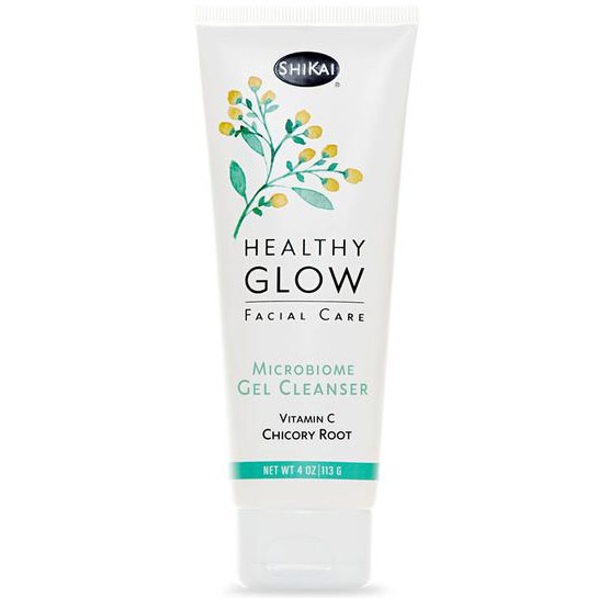 Healthy Glow Microbiome Facial Gel Cleanser, 4 oz, ShiKai