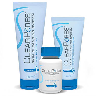 ClearPores Facial System Kit (Healthy Pores Acne Recovery), 3-pc, Leading Edge Health