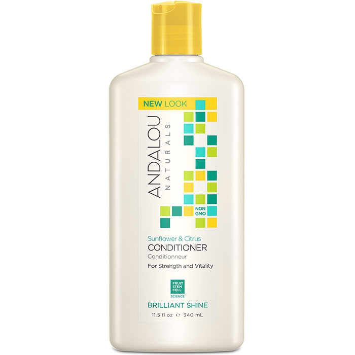 Brilliant Shine Conditioner, Sunflower & Citrus, 11.5 oz, Andalou Naturals