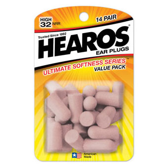 Hearos Ear Plugs Ultimate Softness Series, Value Size (Ultimate Soft), 14 Pair