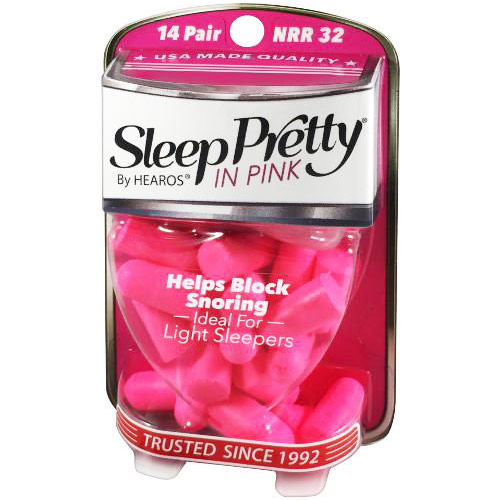 Hearos Sleep Pretty In Pink Womens Ear Plugs, 14 Pair