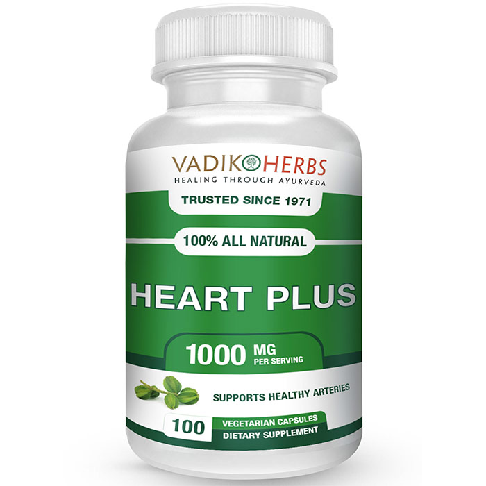 Heart Plus, 60 Tablets, Vadik Herbs (Bazaar of India)