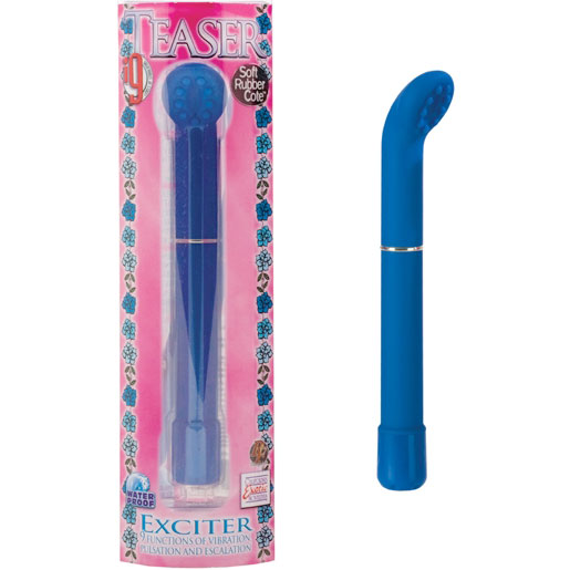 i9 Teaser Exciter - Blue, Super Slim Vibrator, California Exotic Novelties