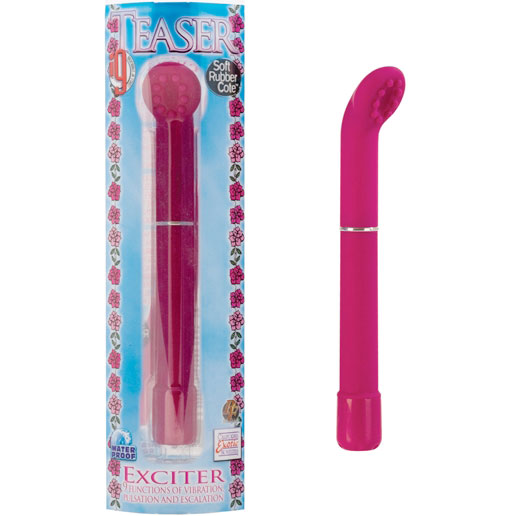 i9 Teaser Exciter - Pink, Super Slim Vibrator, California Exotic Novelties
