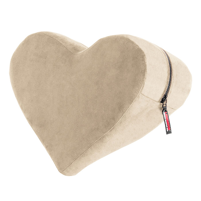 Heart Wedge Sensual Positioning Pillow, Champagne, Liberator Bedroom Adventure Gear