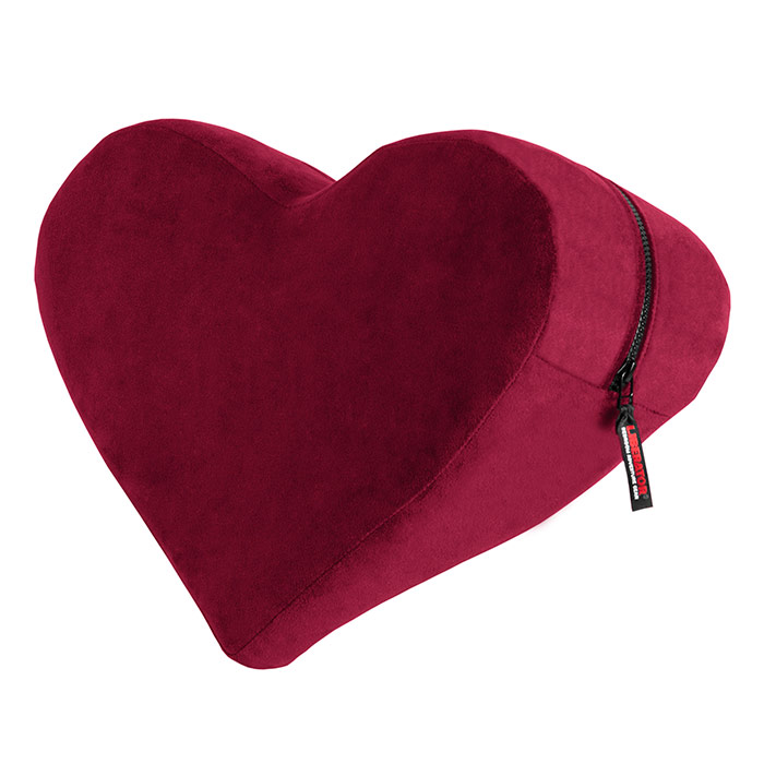 Heart Wedge Sensual Positioning Pillow, Merlot, Liberator Bedroom Adventure Gear