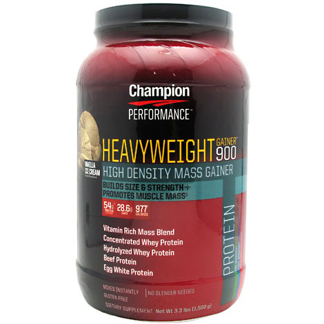Champion Nutrition Heavyweight Gainer 900, Vanilla, 3.3 lb, Champion Nutrition