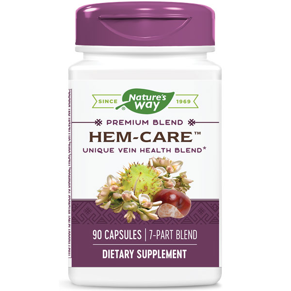 Hem-Care, Unique Vein Tone Blend with Glycosaminoglycans, 90 Capsules, Enzymatic Therapy