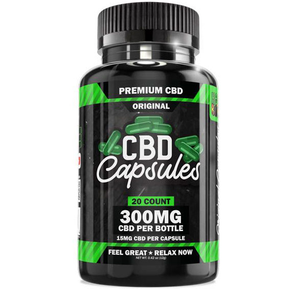 Hemp Bombs Original CBD Capsules, 20 Count