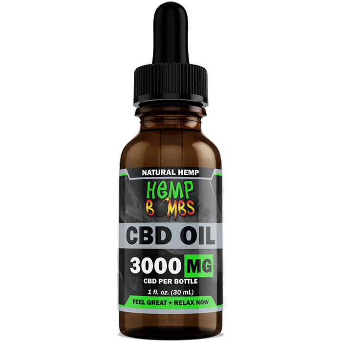 Hemp Bombs CBD Oil 2000 mg, 1 oz