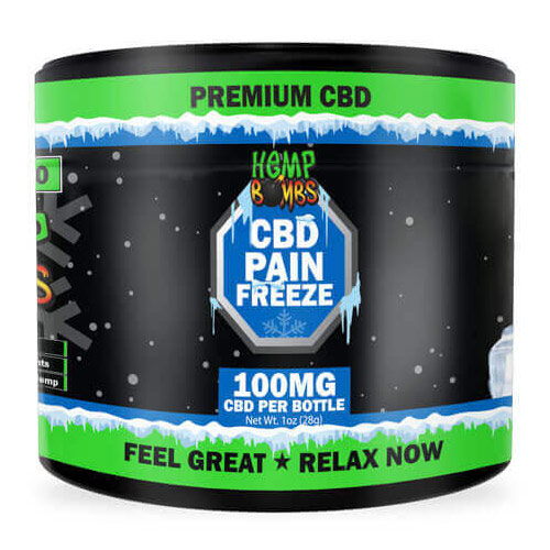 Hemp Bombs CBD Pain Freeze, Pain Relief Rub, 1 oz
