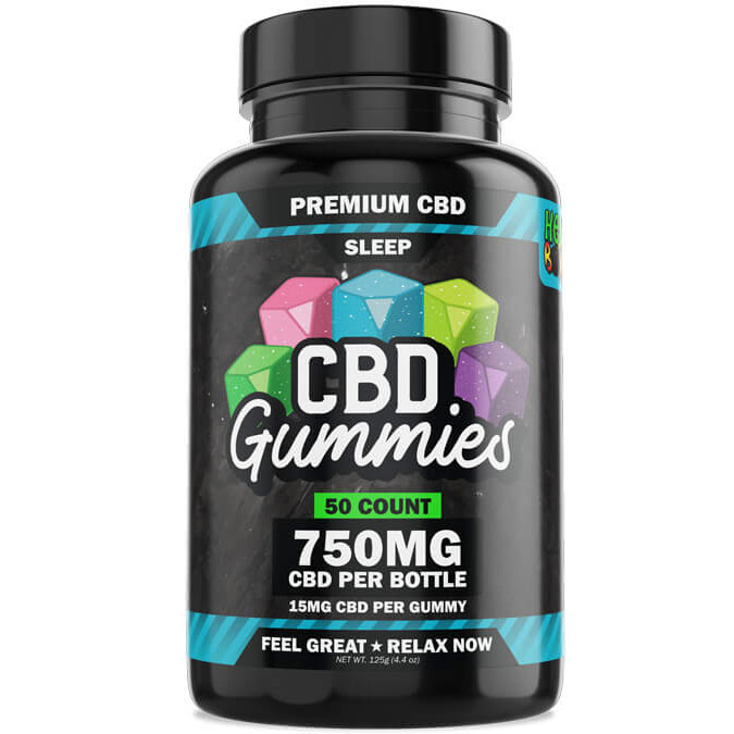 Hemp Bombs CBD Sleep Gummies, Enhanced with Melatonin, 30 Count
