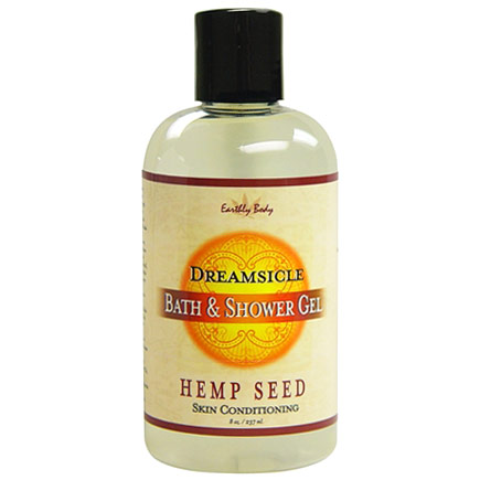 Hemp Seed Bath & Shower Gel, Dreamsicle, 8 oz, Earthly Body