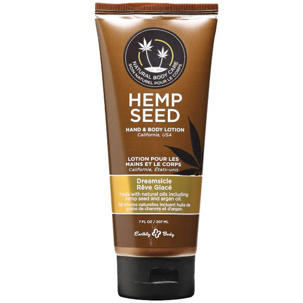 Hemp Seed Hand & Body Lotion, Dreamsicle, 7 oz, Earthly Body