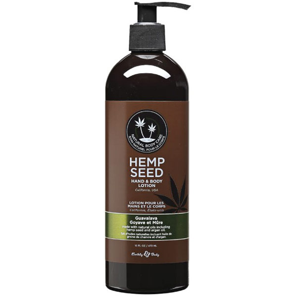 Hemp Seed Hand & Body Lotion, Guavalava, 16 oz, Earthly Body