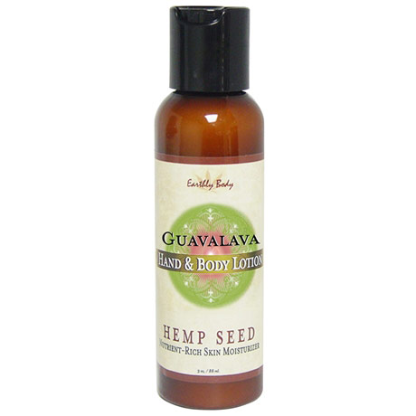 Hemp Seed Hand & Body Lotion, Guavalava, 3 oz, Earthly Body