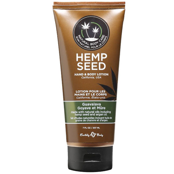 Hemp Seed Hand & Body Lotion, Guavalava, 7 oz, Earthly Body