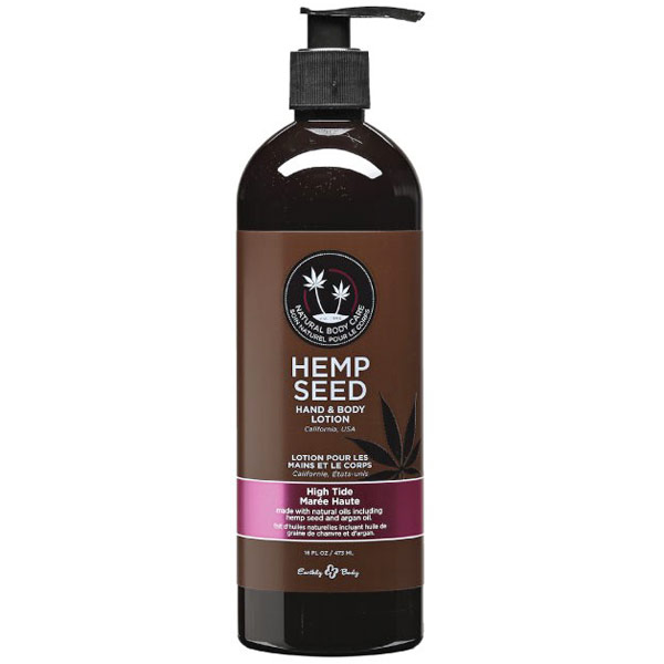 Hemp Seed Hand & Body Lotion, High Tide, 16 oz, Earthly Body