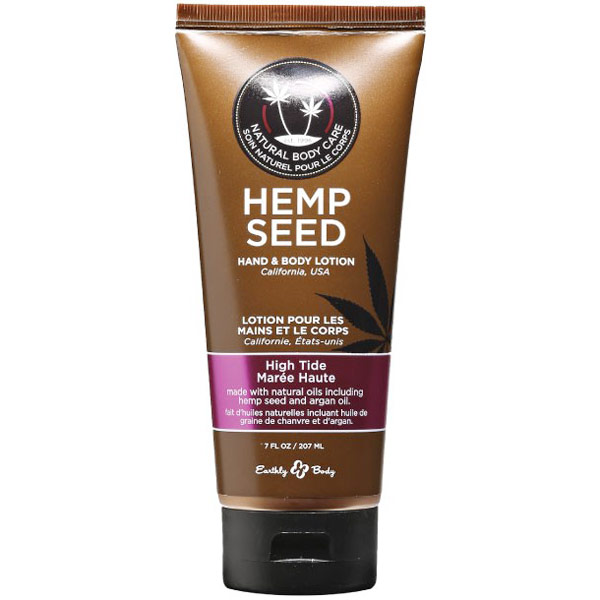 Hemp Seed Hand & Body Lotion, High Tide, 7 oz, Earthly Body