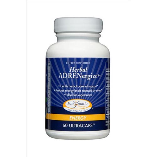 Herbal ADRENergize, 60 Veg Capsules, Enzymatic Therapy