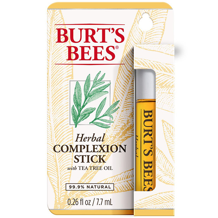 Herbal Complexion Stick, Blemish Stick with Tea Tree Oil, 0.26 oz, Burts Bees