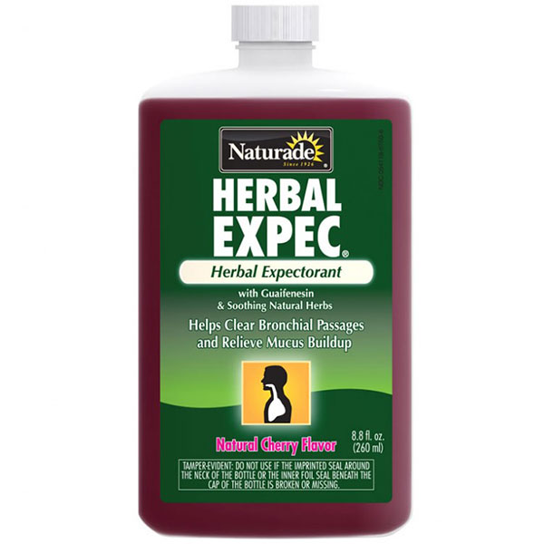 Herbal Expectorant Cough Syrup with Guaifenesin, Value Size, 8.8 oz, Naturade
