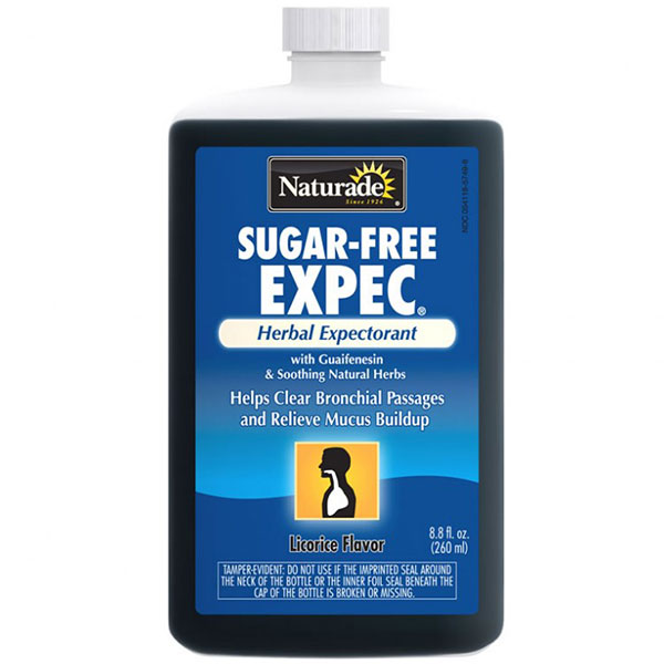 Herbal Expectorant Cough Syrup Sugar-Free 8 oz from Naturade