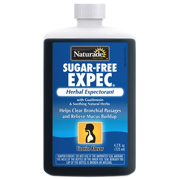Herbal Expectorant Cough Syrup SugarFree 4 oz from Naturade