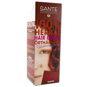 Herbal Hair Color, Bronze, 100 g, Sante Naturkosmetik