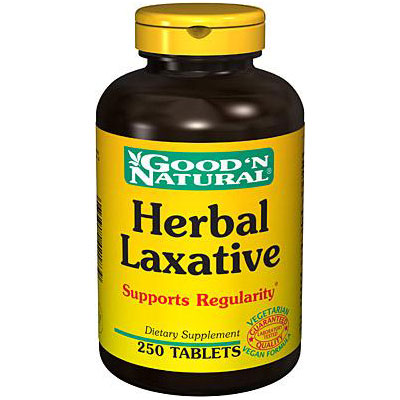 Good 'N Natural Herbal Laxative, 250 Tablets, Good 'N Natural
