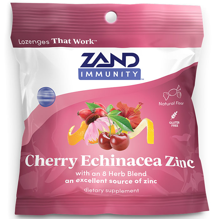 Herbal Lozenge Cherry Echinacea Zinc 15 lozenges, Zand