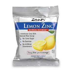 Herbal Lozenge Lemon Zinc 15 lozenges, Zand