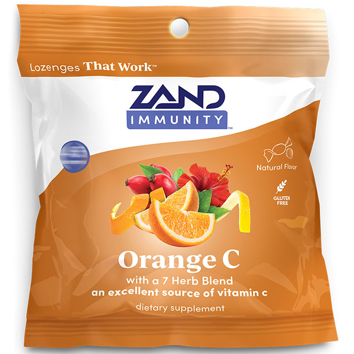 Herbal Lozenge Orange C 15 lozenges, Zand