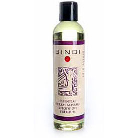 Bindi Herbal Premium Massage & Body Oil, 8 oz, Bindi