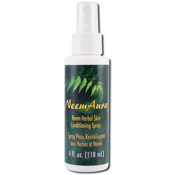 Neem Herbal Skin Conditioning Spray, 4 oz, Neem Aura