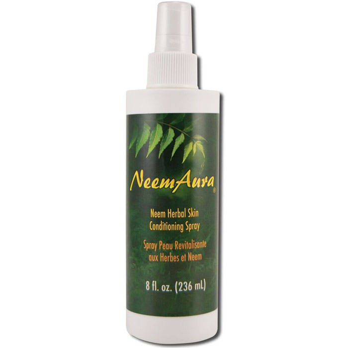 Neem Herbal Skin Conditioning Spray, Value Size, 8 oz, Neem Aura
