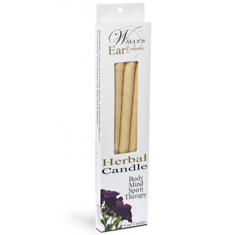 Wally's Natural Products Herbal Paraffin Hollow Ear Candles, 4 pk, Wally's Natural Products